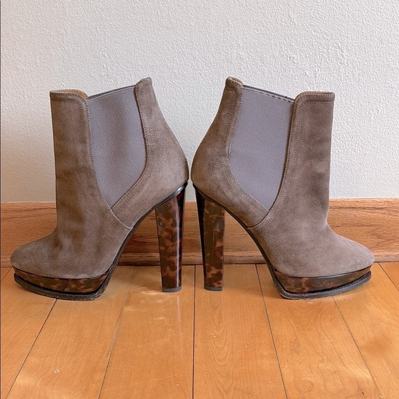 Ralph Lauren Collection Purple Label Suede Chelsea Boots Booties 39 - Picture 2 of 11